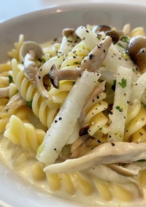 しめじと長芋の豆乳スープパスタ-レシピのメイン写真