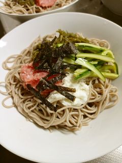 ねばねばとろろ蕎麦-レシピのメイン写真