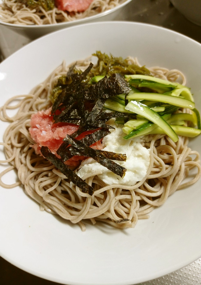 ねばねばとろろ蕎麦-レシピのメイン写真