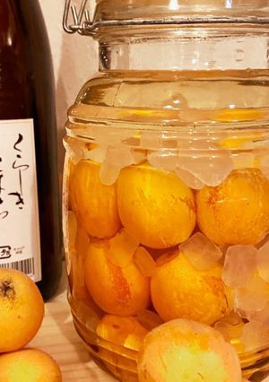 日本酒で作るびわ酒-レシピのメイン写真