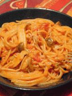 きのこのトマトクリームパスタ-レシピのメイン写真