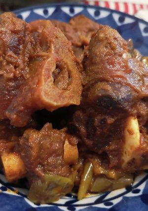 骨付き肉のパキスタン・カラヒ風炒め煮-レシピのメイン写真