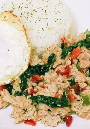 チキンバジルライス-レシピのメイン写真