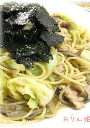 簡単！鶏ササミとキャベツの♡和風パスタ-レシピのメイン写真