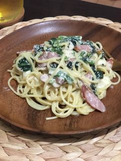 簡単おいしいたらこクリームパスタ-レシピのメイン写真