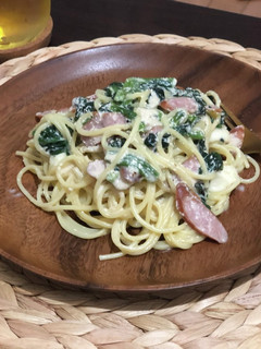 簡単おいしいたらこクリームパスタ-レシピのメイン写真