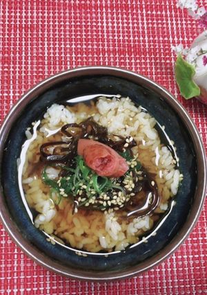 梅、昆布茶漬け♡-レシピのメイン写真