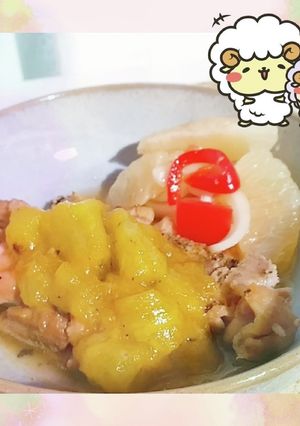 鶏もも肉のソテー メロンソース掛け-レシピのメイン写真