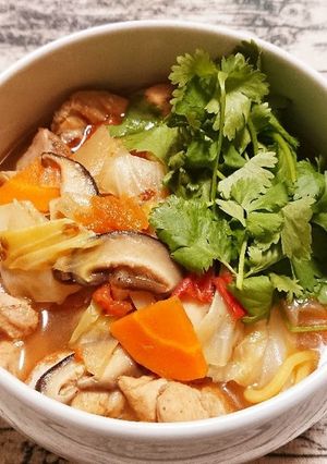 野菜がたっぷり取れる優しいチキンヌードル-レシピのメイン写真