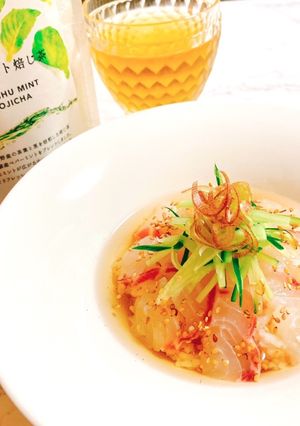 ミント香る冷やし鯛茶漬け-レシピのメイン写真