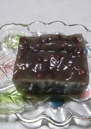 粒あんから作った水ようかん-レシピのメイン写真