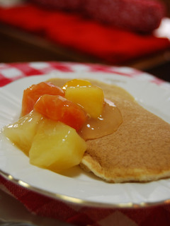 フルーツソースでパンケーキ-レシピのメイン写真