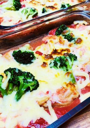 ガーリック香る鶏肉とトマトのオーブン焼き-レシピのメイン写真