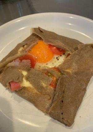 もちっとガレット　トマトベーコンチーズ-レシピのメイン写真