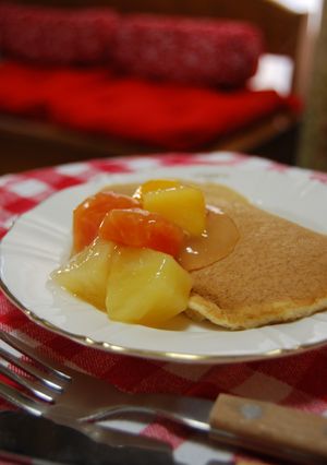 全粒粉入りパンケーキ-レシピのメイン写真
