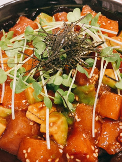 絶品!アボカドサーモンマグロのユッケ丼-レシピのメイン写真