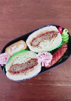 JK☆コロッケサンド弁当♪-レシピのメイン写真