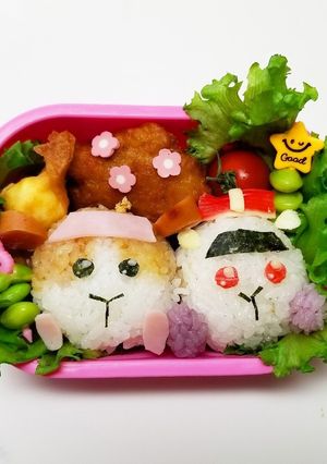 プイプイ モルカー キャラ弁-レシピのメイン写真