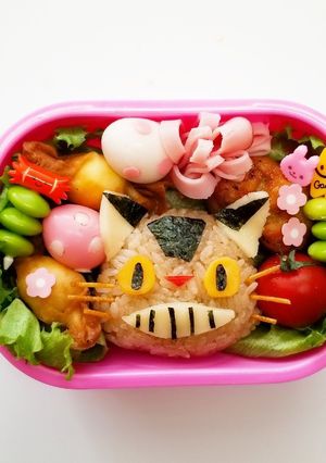 トトロ ネコバス キャラ弁 お弁当-レシピのメイン写真