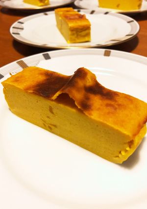 ハロウィンにも♪かぼちゃのチーズケーキ-レシピのメイン写真