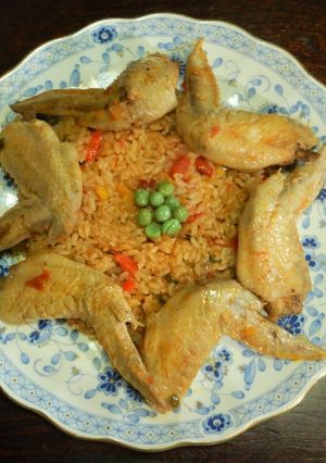 バランス抜群!炊飯器で手羽先炊き込みご飯-レシピのメイン写真