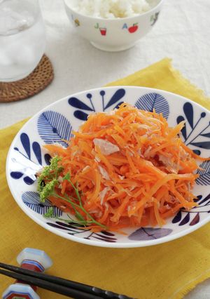 シャキシャキにんじんとツナのさっぱりラペ-レシピのメイン写真