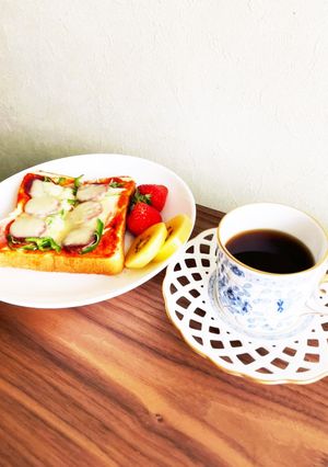 ピザトースト-レシピのメイン写真