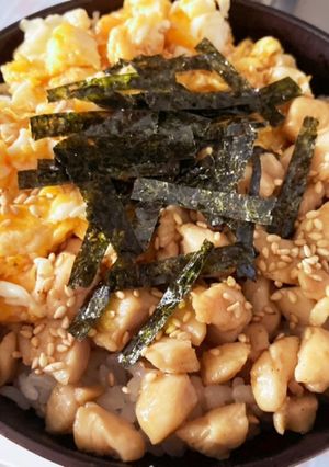 子供も喜ぶ！ささみコロコロ二色丼！-レシピのメイン写真