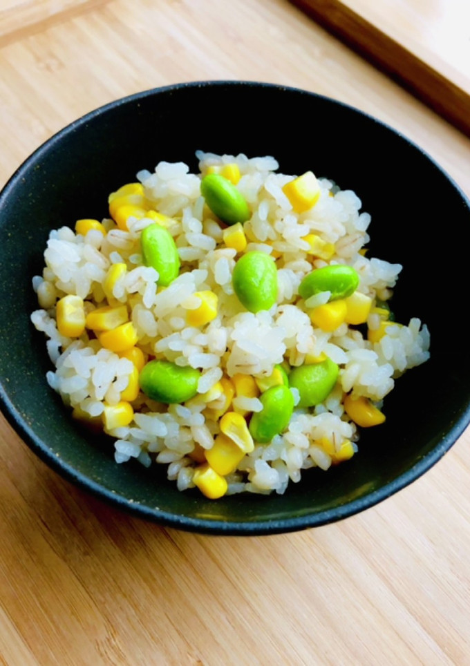とうもろこしと枝豆のもち麦ごはん-レシピのメイン写真