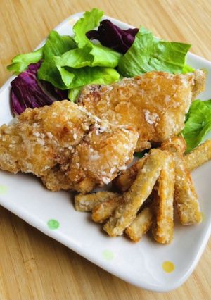 サバの竜田揚げとゴボウのから揚げ-レシピのメイン写真