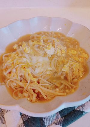 えのきのとろとろ卵とじ♪-レシピのメイン写真