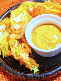 キャベツとサラダチキンのチーズ春巻き-レシピのメイン写真
