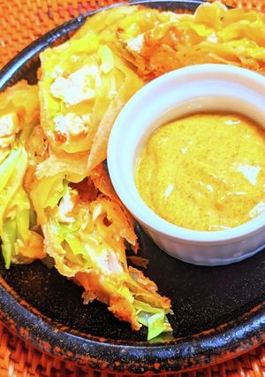 キャベツとサラダチキンのチーズ春巻き-レシピのメイン写真