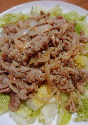 舞茸で柔らか 簡単生姜焼き-レシピのメイン写真