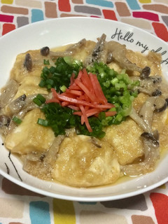 超簡単☆濃厚中華!マヨ揚げ出し豆腐♪♪♪-レシピのメイン写真