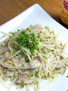 【超簡単主菜】もやしと豚肉の重ね蒸し-レシピのメイン写真