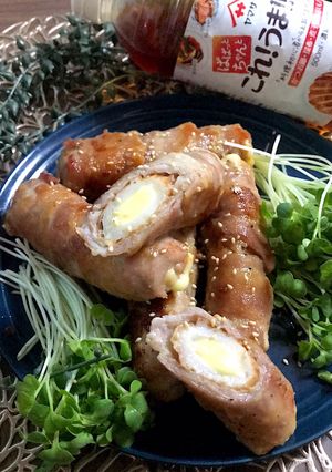 チーズちくわの豚バラ巻き-レシピのメイン写真