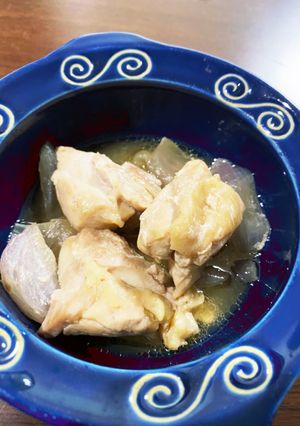 鶏肉玉ねぎのポン酢炒め煮-レシピのメイン写真