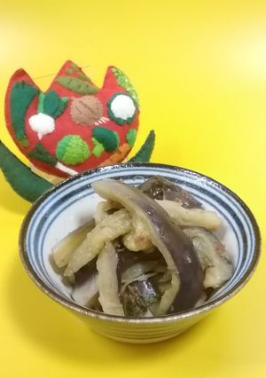 なすの梅おかか和え-レシピのメイン写真