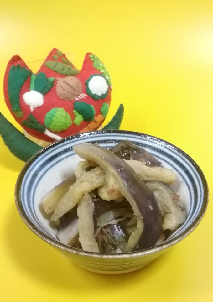 なすの梅おかか和え-レシピのメイン写真