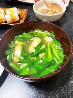ニラたま汁(ニラと卵のすまし汁)-レシピのメイン写真