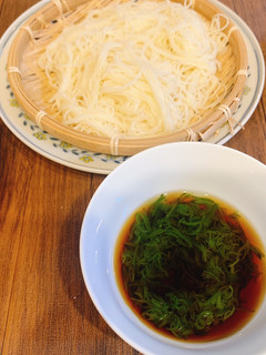 めかぶそうめん-レシピのメイン写真