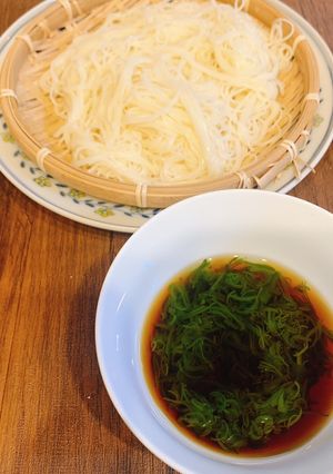 めかぶそうめん-レシピのメイン写真