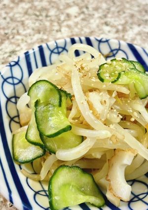ちくわときゅうりともやしの甘酢和え-レシピのメイン写真
