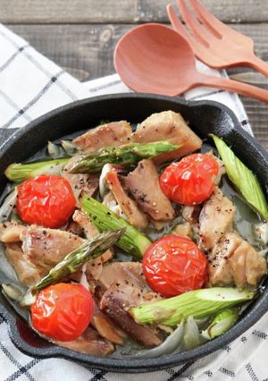 まぐろと春野菜オーブン焼き-レシピのメイン写真