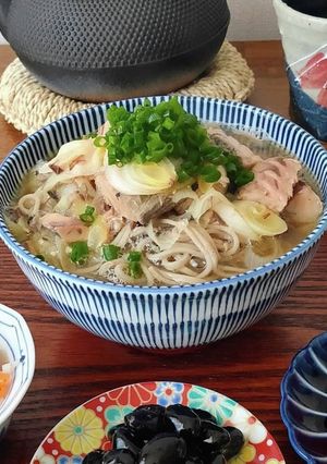 簡単！一人前鯖蕎麦-レシピのメイン写真