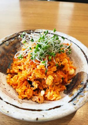 【リメイク】握り寿司のキムチ炒飯-レシピのメイン写真