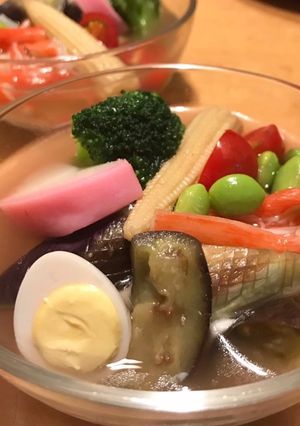 夏野菜のジュレと冷奴-レシピのメイン写真