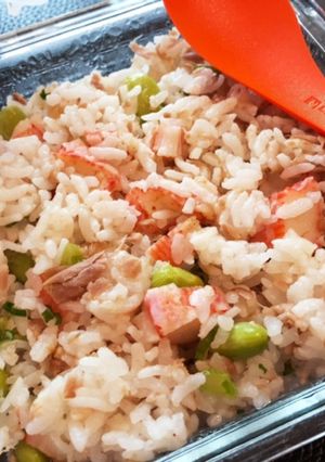 簡単☆カニカマとツナの炒飯-レシピのメイン写真