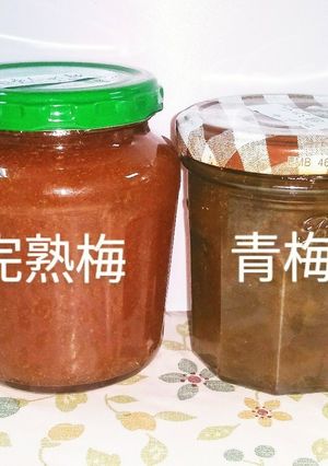 19　完熟梅、青梅で　梅ジャム　-レシピのメイン写真